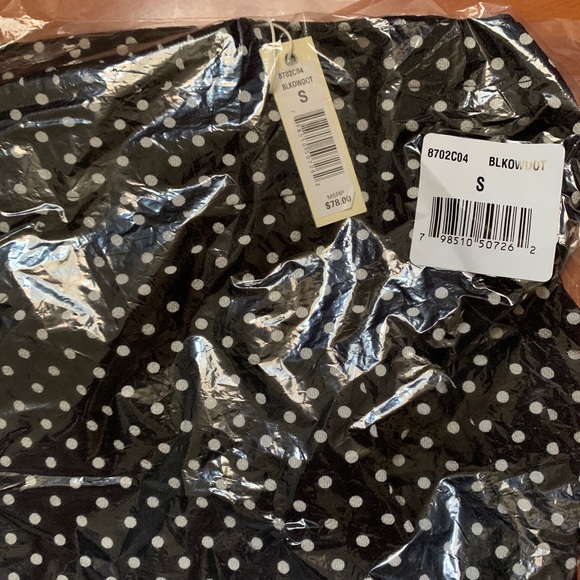 Max studio is polka dot wide leg cropped pants - Picture 3 of 8